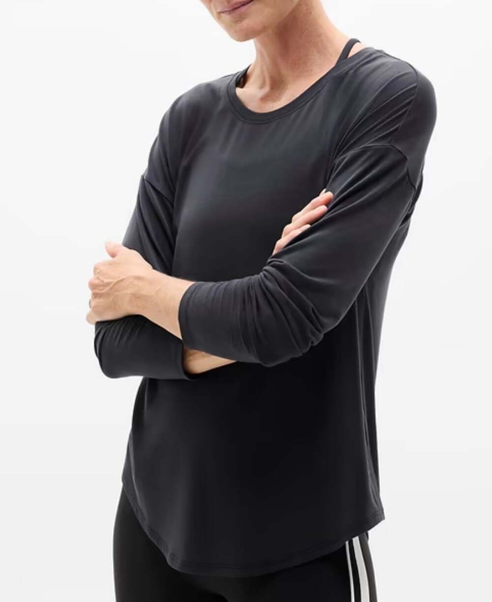 NWT Athleta Outbound Top Long Sleeve Sz 2x (MSRP $59)